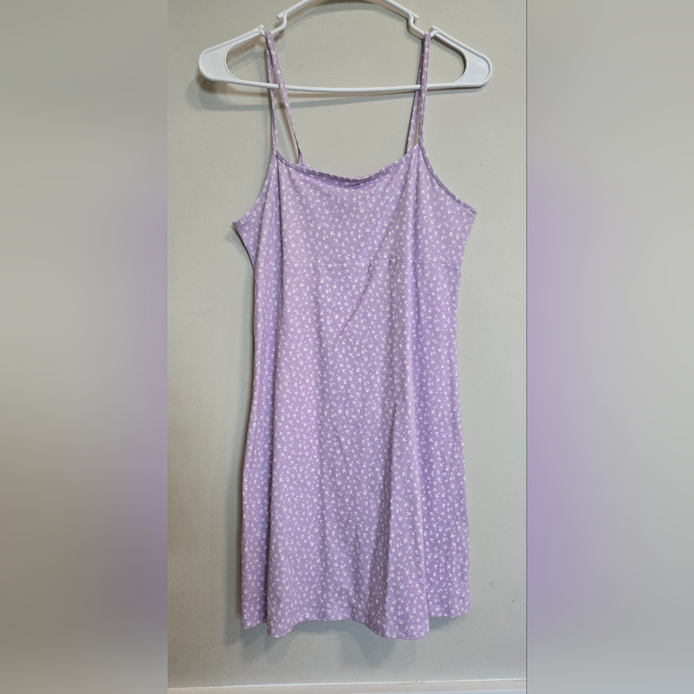Divided by H&M, Size S, NWOT, Purple Floral Spaghetti Strap Casual Dress